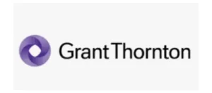 Grant Thornton logo: purple circular emblem to the left of the black 'Grant Thornton' text.